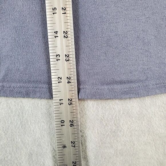 MTV Shirt Womens Large Grey Flower Print Music Television Short Sleeve Tee - Picture 5 of 8